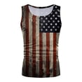 thumbnail image 5 of DPTALR T-Shirt Décontracté Sans Manches pour Homme Summer Independence Day 3D Print Numérique, 5 of 5
