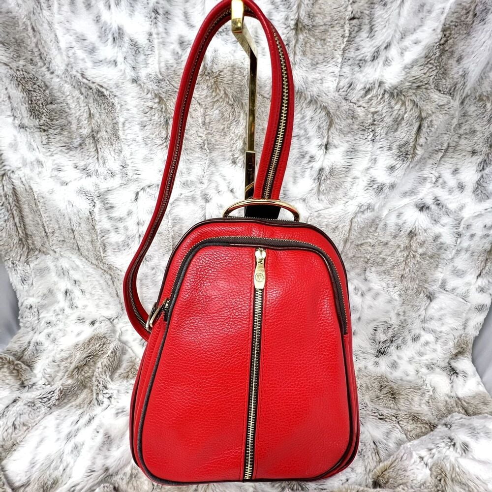 Leather Bag Valentina Convertible Backpack Valentina Convertible - Main Image