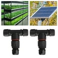 thumbnail image 1 of Conector de ImpermeaBilidad de Tipo T, Protección de la Corrosión del Cable de Forma T de 5 Pines Retardante de Llama para iluminación al aire libre para equipos industriales, 1 of 7