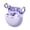 Purple, variant on Ultra Low Latency Bone Conduction Bluetooth Headphones IPX7 Waterproof Color Breathing Light Digital Box NFC Wireless Earbuds with Voice Control Function