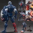 thumbnail image 2 of TIM Legends Series “Venomized” Captain America Action Figure Model Full Body Moveable Gift Box Set, 2 of 8