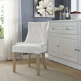 thumbnail image 4 of Modway Pose Tufted Performance Velvet Upholstered Dining Chair with Nailhead Trim in Ivory, 4 of 4
