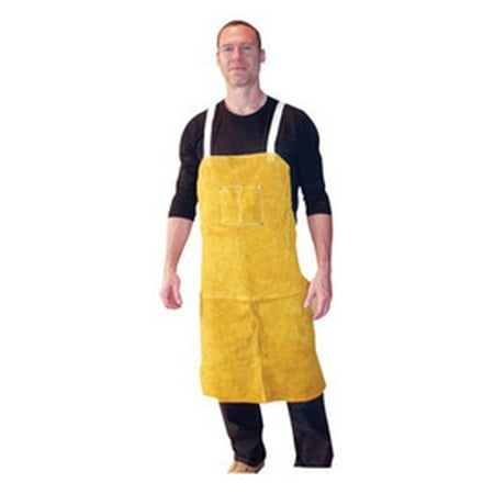 

Radnor Size 24 X 36 36 Bourbon Brown Side Split Leather Apron With Heavy Duty Waist Strap