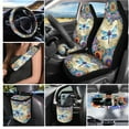 thumbnail image 2 of Jeiento Boho Dragonfly Car Accessories for Women with Front Back Seat/Steering Wheel Cover/Seat Belt Shoulder Strap/Garbage Can/Car Air Vent Storage Organizer/Keychain 15 Pcs, 2 of 6