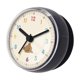 thumbnail image 4 of Reloj de ducha de baño, reloj redondo sencillo para sala de estar, inodoro del hogar DPL1156 negro gris, 4 of 8