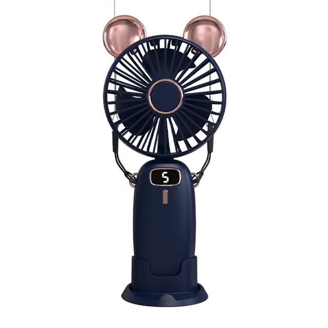 Ventilador portátil Wosthever de ABS PP con forma de animal lindo Azul oscuro Tipo 5