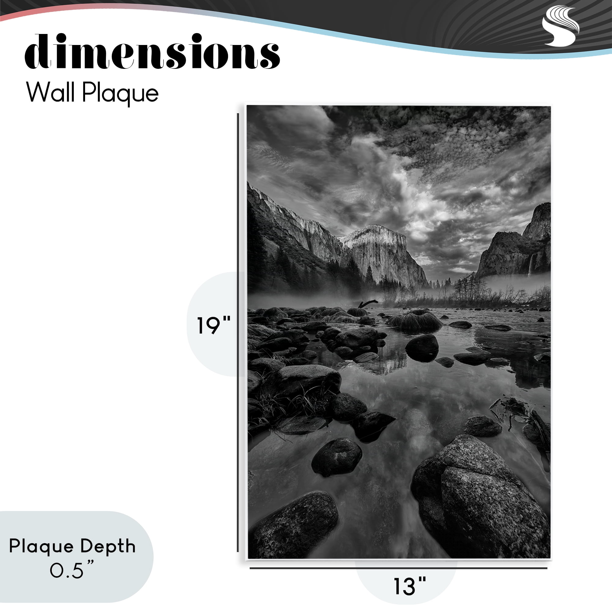 Stupell Industries Morning in Yosemite Valley Wall Plaque Art, design by Jon Evan