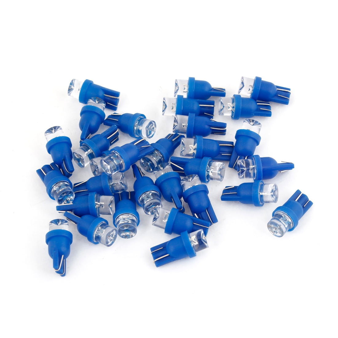 Unique Bargains 30pcs Blue Light T10 DC 12V Side Tail Signal Lamp Bulbs for Car Truck Walmart