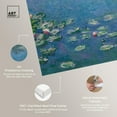 thumbnail image 4 of Monet Water Lilies Canvas Pastel Landscape by Art Remedy, Gallery Wrapped, 12 x 12, 4 of 7