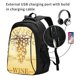 thumbnail image 2 of Disketp Bunch of Grapes Mochila de Viaje Estampada para Laptop con Puerto de Carga USB, Mochila Impermeable para Computadora – Regalo para Hombres y Mujeres, 2 of 7