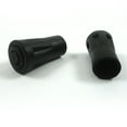 2 Reinforced Rubber Tip End Cap Hammers Trekking Pole Hiking Walking