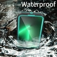 thumbnail image 6 of Dteck for iPhone 15 Pro Case Waterproof - Built in Screen Protector IP68 Underwater Military Dropproof Dustproof Shockproof Full Body Protective Transparent Phone Cover,Blue, 6 of 9