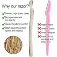 thumbnail image 3 of 6 Pieces Eyebrow Razor Shaper Shavers Trimmers for Women and Men Face Hair Removers,green, 3 of 3