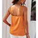 thumbnail image 4 of Top de verano sin mangas para mujer Camiseta sin mangas con empalme de encaje NikouMX, 4 of 6