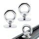 thumbnail image 4 of 1 par de accesorios de riel de ojal de acero inoxidable 304 perfecl para montaje en riel de kayak plateado, 4 of 8