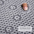 thumbnail image 3 of Tub Non Slip Mat Soft Foam Bath Mat For Jacuzzi Or Shower Nonslip Bathtub Mat With Drain Holes & Suction Cups For Smooth Surface Bathtub Non Slip Mat For Daily Bathing (Gray, 36''X17''), 3 of 17