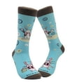 thumbnail image 4 of Time Bunny Rabbit Socks from the Sock Panda (Adult Large - Men's Shoe Sizes 8-12), 4 of 5