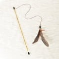 thumbnail image 4 of Cat Wand Toy Long 2PCS Interactive Cat Teaser Stick Kitten Play Toy with Bell, 4 of 10