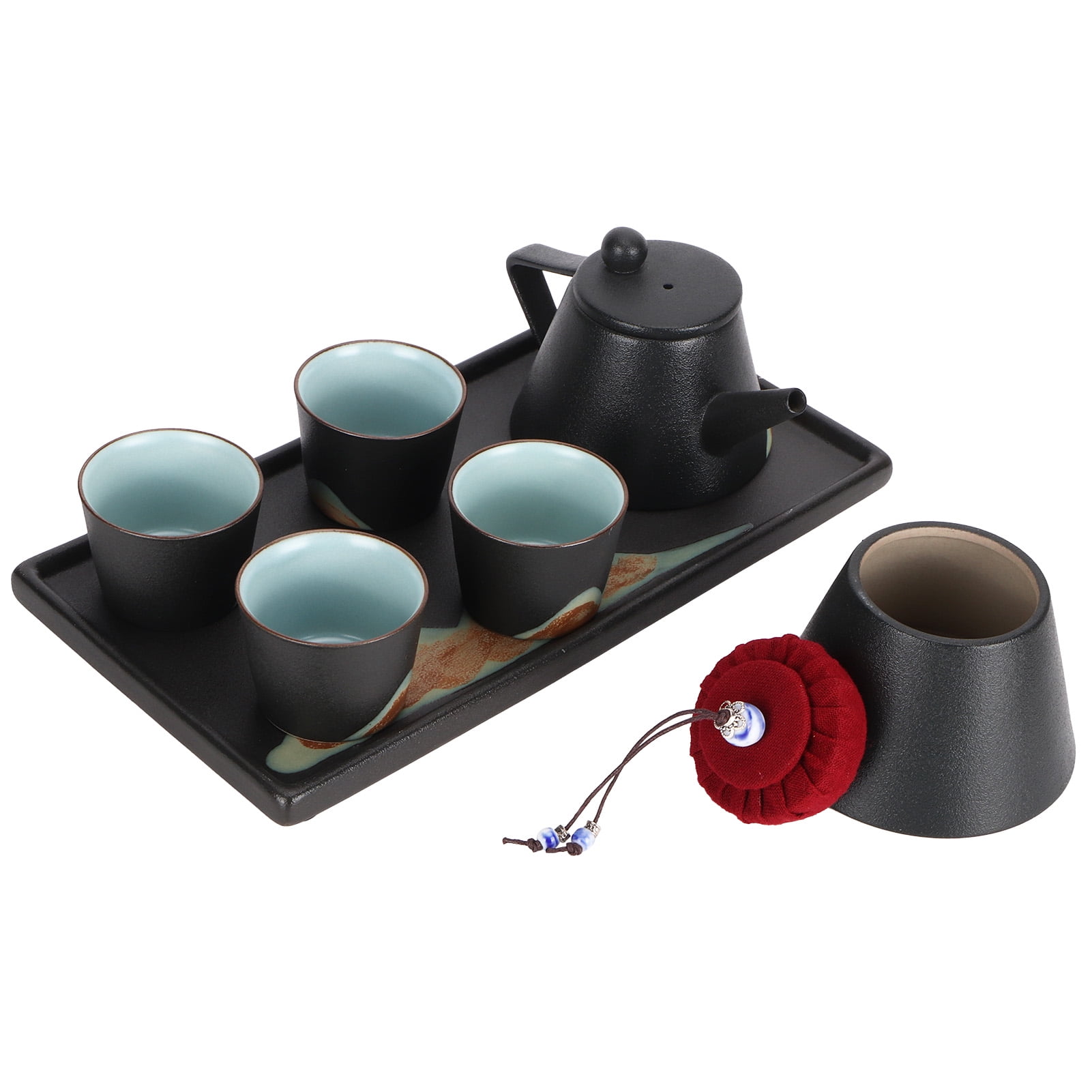 Teapot Coffee Cup Set, Tea Set Gift, Tea Cup Tray Kit For Gift Teaware