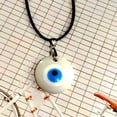 thumbnail image 1 of Collar con colgante de ojo de cristal de 3 cm, joyería de cristal de ojo del diablo de Europa y América, 1 of 6