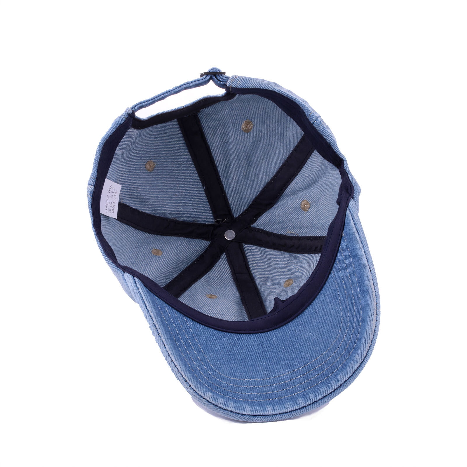 Vintage Washed Distressed Denim Trucker Hat Adjustable Baseball Cap Washed Baseball Cap for Men Women Adjustable Distressed  main image 2