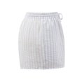 thumbnail image 2 of Ropa Playa Ocean Pacific para Mujer Short Elástico Jareta Cintura Rayas Azul Talla EG, 2 of 4
