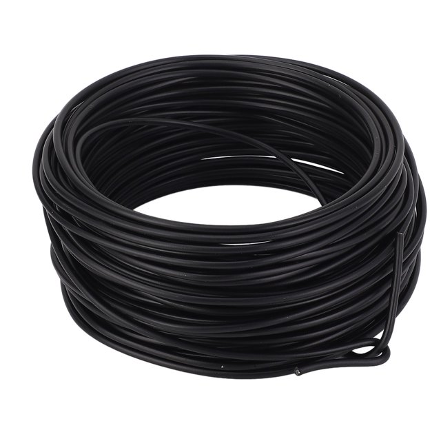 Bendable Galvanized Iron Binding Wire,Strong and Flexible. Suitable for Indoor and Outdoor Use, PVC Telecommunication Cable with 1.5mmx20m Round Mouth