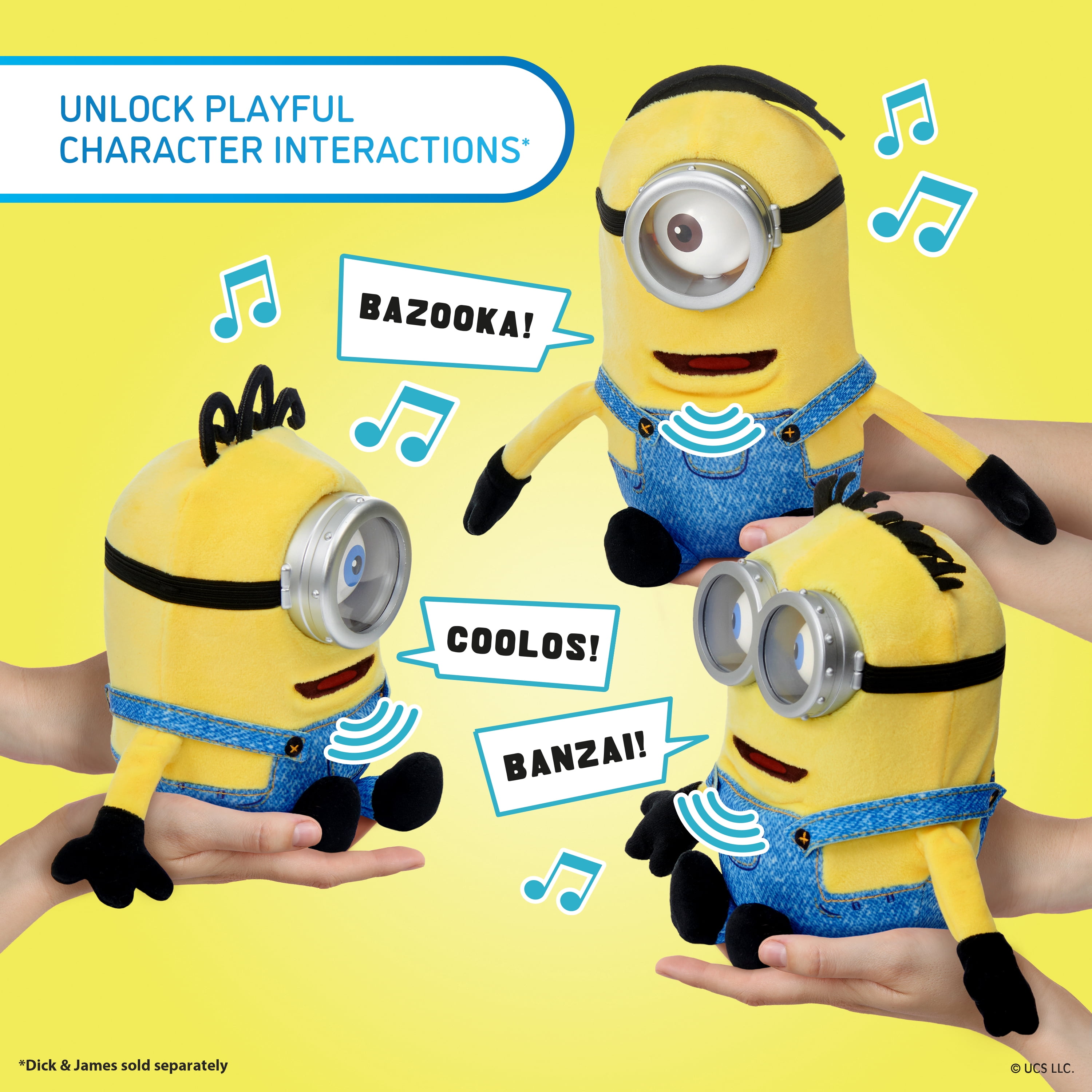 Universal Minions Henry Palm Puppetronic Toy with 40+ Actions