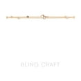 thumbnail image 3 of 1/2 Ct Moissanite Station Bracelet for Women 14K Rose Gold Plated Silver Classic Bracelet Jewelry Gift for Her Size 9, 3 of 5