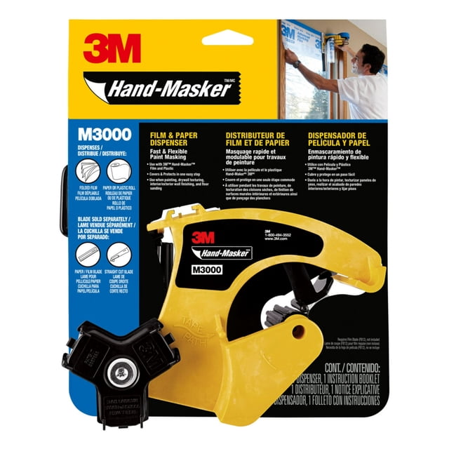 Dispensador de cinta adhesiva 3M Hand Masker M3000 para cinta de pintor
