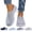 13# Gray, variant on Women Breathable Mesh Slip On Mules Closed Toe Backless Sneakers Lightweight Breathable Comfortable Walking Shoes,Beige#37