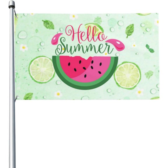 3x5 Summer Flag Welcome Summer Hawaii Tropical Palm Flag Double Stitched Life Is Better Beach In Flip Flops Flag Sunflower Floral Flag With Metal Grommet No Flagpole