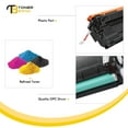 thumbnail image 4 of Toner Bank 1-Pack Compatible Toner Cartridge for HP CF470X Color LaserJet Enterprise MFP-M681dh M681f Flow MFP-M681f MFP-M681z MFP-M682z Printer Ink Black, 4 of 9