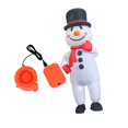 thumbnail image 1 of KLKCMS Inflatable Snowman Costume Cute Christmas Snowman Inflatable Costume for Holiday L, 1 of 9