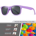 thumbnail image 3 of Gafas de sol polarizadas retro rebobinadas para hombres y mujeres - Gafas de sol clásicas con protección UV, 3 of 7