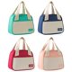 thumbnail image 5 of Fiambrera de aluminio, bolsa isotérmica trapezoidal, con lámina de aluminio reforzada, bolsa de hielo portátil, ideal para oficinistas, ecológica, hermética, plegable, con estructura, 5 of 8