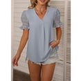 thumbnail image 4 of Blusas De Gasa, Cómodas Blusas Con Pompones Fluidos, Informales Y Sedosos Para Fiestas ANGGREK Otros, 4 of 7