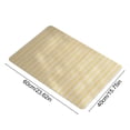 thumbnail image 3 of Bathroom Floor Mat 60x40cm Diatomaceous Earth Style, Polyester Absorbent Quick Drying Non Slip, Striped Multicolor Mat for Entryway Shower, 3 of 6