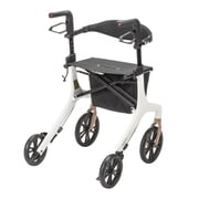 Drive Medical AeroWalk Ultra-Lite Rollator, Standard, White