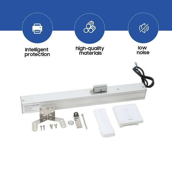 NICCOO Automatic Electric Chain Windows Opener Motor Actuator Receiver is Built in Motor Travelling Distance Adjustable DC24V