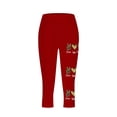thumbnail image 4 of Pantalones de Ajuste Seco de la Moda de las Mujeres Imprimidas Leggings, Deporte de Yoga Elástico de Poliéster Elástico Respirable, 4 of 4