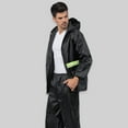 thumbnail image 2 of WAXIAYU Rain Suit Waterproof Reflective Rainwear Fishing Rain Gear Rain Coats Adults Men Rain and Rain Pants XXXL ( Black ), 2 of 8