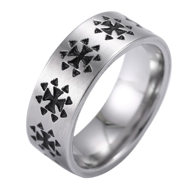 10MM Wide Trendy Stainless Steel Ring For Woman And Man Valentine's Day gift JRV3029S 13