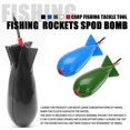 thumbnail image 5 of Cebo Bomba Spomb Spod Alimentador de Pesca de Carpa Talla S/M/L Verde L yuxing, 5 of 5