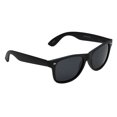 thumbnail image 3 of grinderPUNCH Flat Matte Frames Classic Vintage Glasses Polarized Driving Sunglasses for Mens, Black, 3 of 5