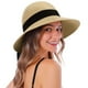 thumbnail image 5 of Sombreros de sol para mujer Sombrero grande de ala ancha Sombrero de sol plegable para mujer Sombreros de paja para el verano, 5 of 8