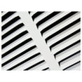 thumbnail image 2 of 30'' x 25'' [Duct Opening] Flat Stamped Steel Return Air Grille - Sidewall and Ceiling - HVAC Vent Duct Cover - White [Outer Dimensions: 31.75''w X 26.75''h], 2 of 5
