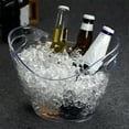 thumbnail image 4 of Bxaolu Ice Bucket for Parties 4 Liter Beverage Tub Ice Tub Wine Beer Drink Buckets for Parties Mimosa Bar Clear Plastic Champagne Acrylic Ice Bucket with Scoop for Cocktail Beer Bottle, 4 of 7
