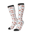 thumbnail image 2 of Vsdgher Koi Fish Corals,Spring Summer Print Thigh High Socks Extra Long Stretchy Sock Women Over Knee High Opaque Stocking Daily Wear, 2 of 5