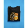 thumbnail image 3 of The Owl With An Umbrella Sweatshirt Women -Image by Shutterstock, Female x-Large, 3 of 4